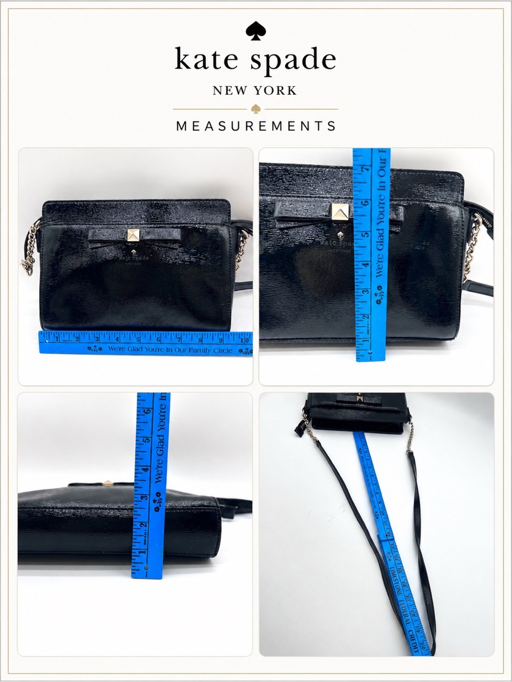 Kate Spade Wellesley Bow Crossbody Black c.2013 MSRP $198 - Picture 2 of 15